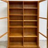 Mid Century Coachwood Bookcase With Original Keys