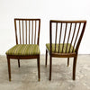 Mid Century 1960's Set Of Six Danish Beech Dining Chairs