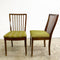 Mid Century 1960's Set Of Six Danish Beech Dining Chairs