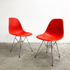 Authentic Set of Four Vitra Eames DSR Eiffel Plastic Dining Chairs