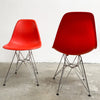 Authentic Set of Four Vitra Eames DSR Eiffel Plastic Dining Chairs