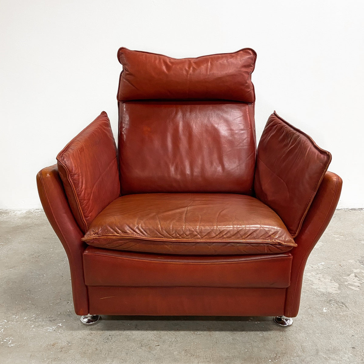 Danish deals leather armchair