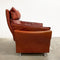 Danish Mid Century Highback Leather Armchair