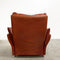 Danish Mid Century Highback Leather Armchair