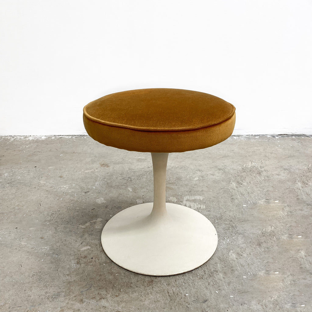 1960's Mid Century Tulip Saarinen Stool - Original Upholstery