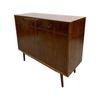 Mid Century Danish Compact Walnut Sideboard
