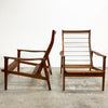 Parker High Back Mid Century Armchairs