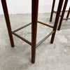 Pair Of Parker Mid Century Teak Bar Stools