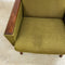 Mid Century Danish Armchair With Original Wool Upholstery