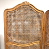 Vintage 3 Panel Rattan Folding Screen Room Divider