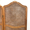 Vintage 3 Panel Rattan Folding Screen Room Divider