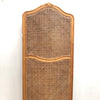 Vintage 3 Panel Rattan Folding Screen Room Divider
