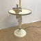 Art Deco Cream Bakelite Standard Lamp w/ Table