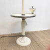 Art Deco Cream Bakelite Standard Lamp w/ Table