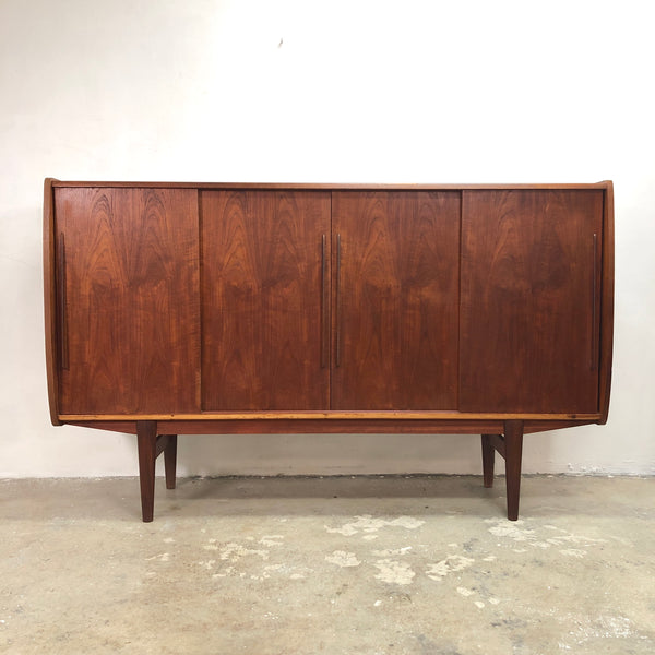 Mid Century Danish High Board From Denmark