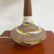 Mid Century Wood and Ceramic Table Lamp