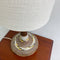 Mid Century Wood and Ceramic Table Lamp