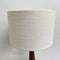 Mid Century Wood and Ceramic Table Lamp