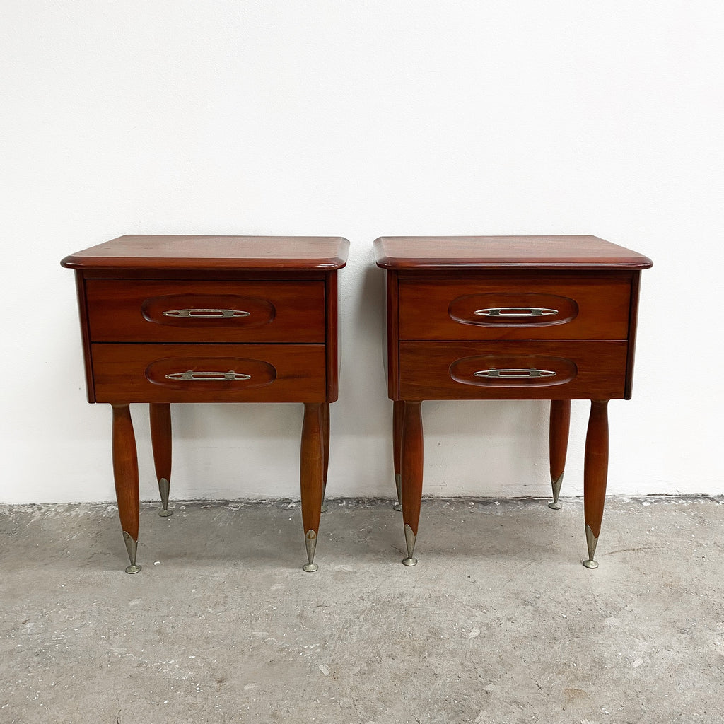 Pair of Mid Century Myrtle Bedside Tables