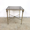Glass & Brass Coffee Or Bedside Tables Priced Individually