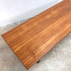 Mid Century Black Wood Sofa Table c1970