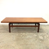 Mid Century Black Wood Sofa Table c1970