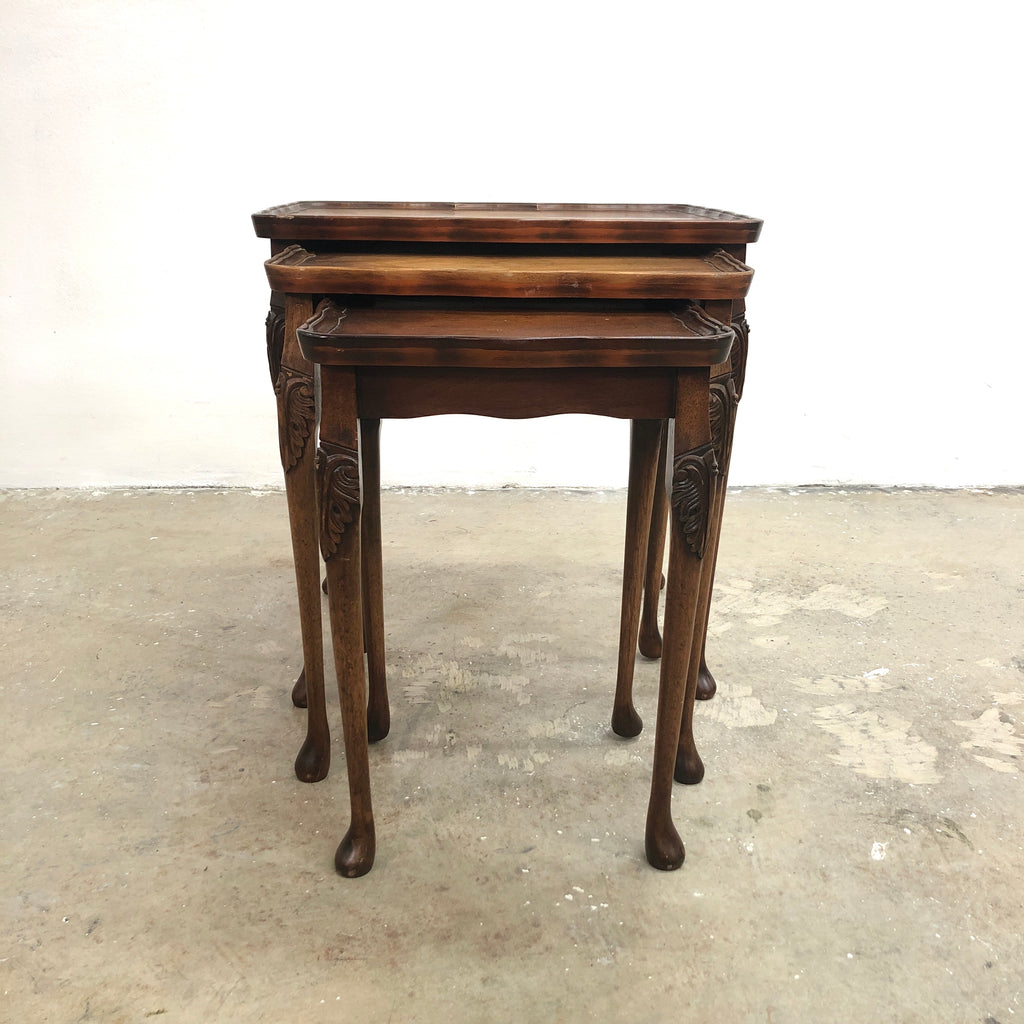 Antique Art Deco Nest of Side Tables