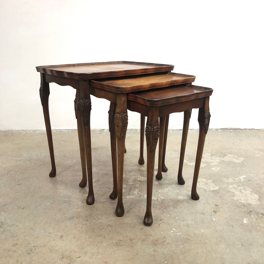 Antique Art Deco Nest of Side Tables