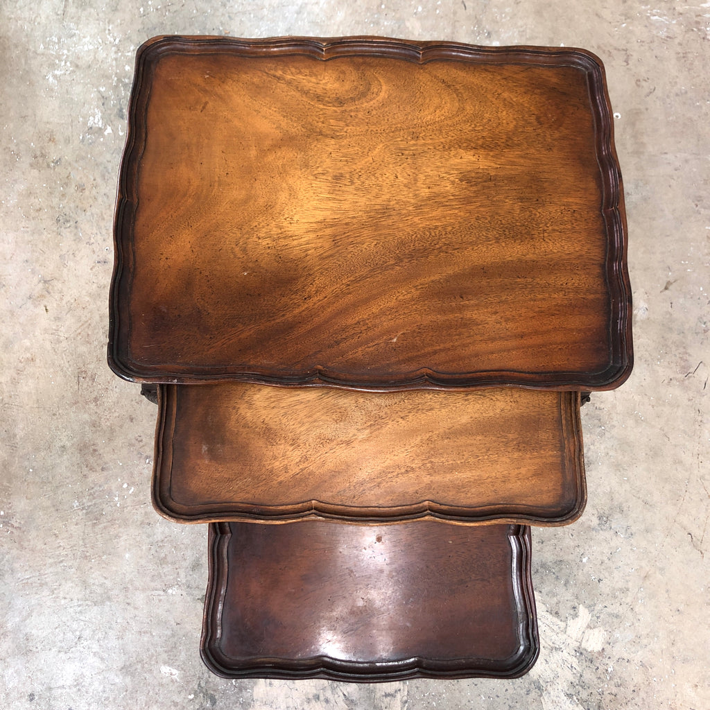 Antique Art Deco Nest of Side Tables