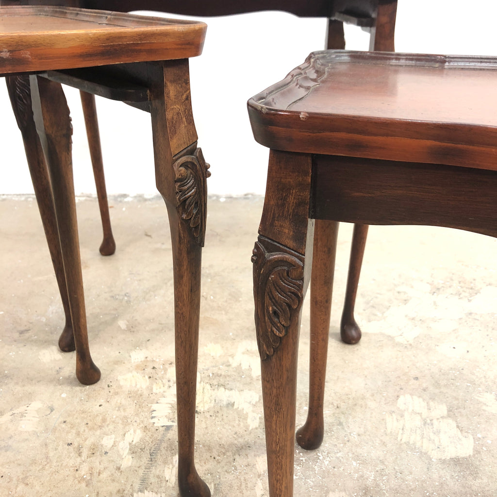 Antique Art Deco Nest of Side Tables