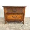 Vintage Faux Bamboo Pair of Bedside Tables