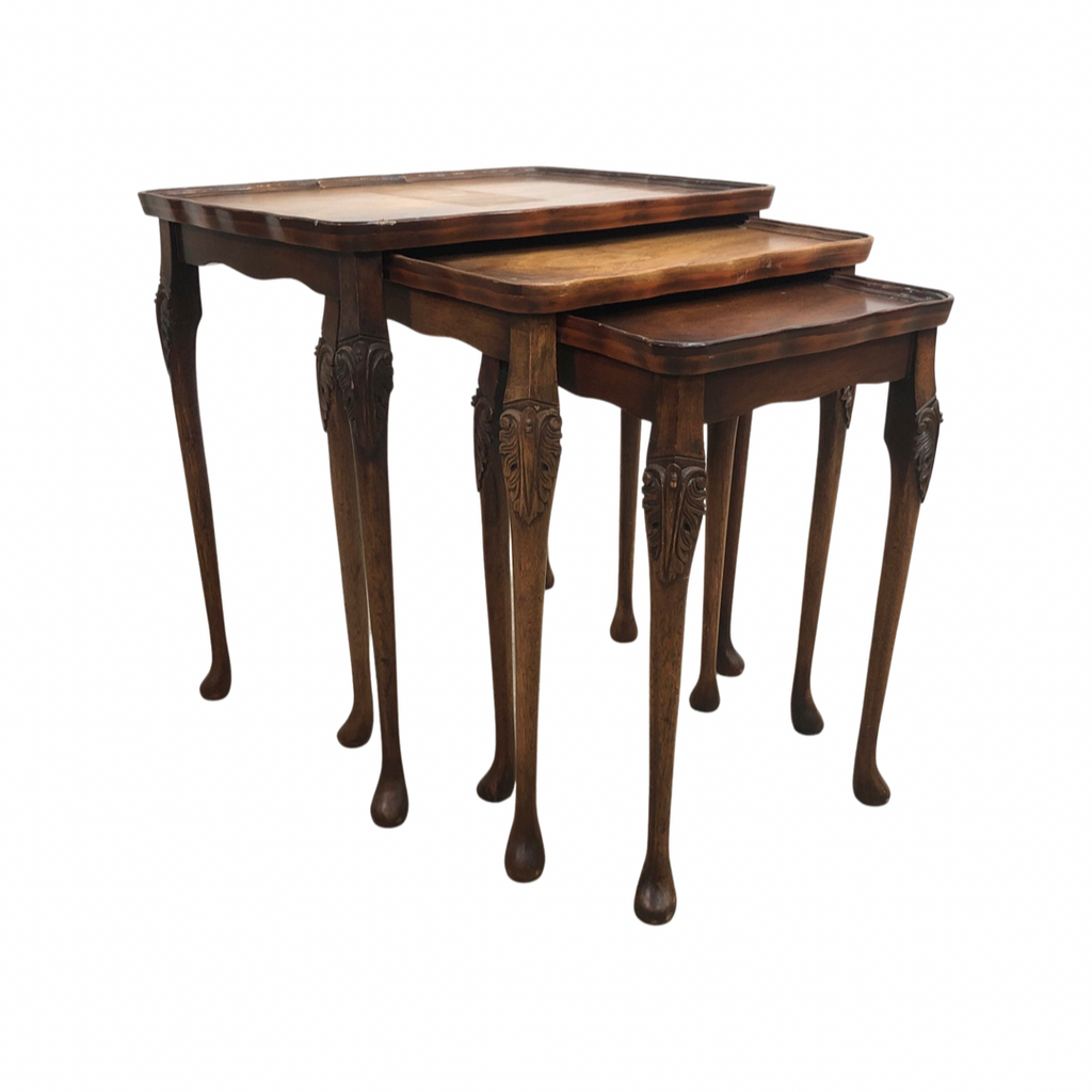Antique Art Deco Nest of Side Tables