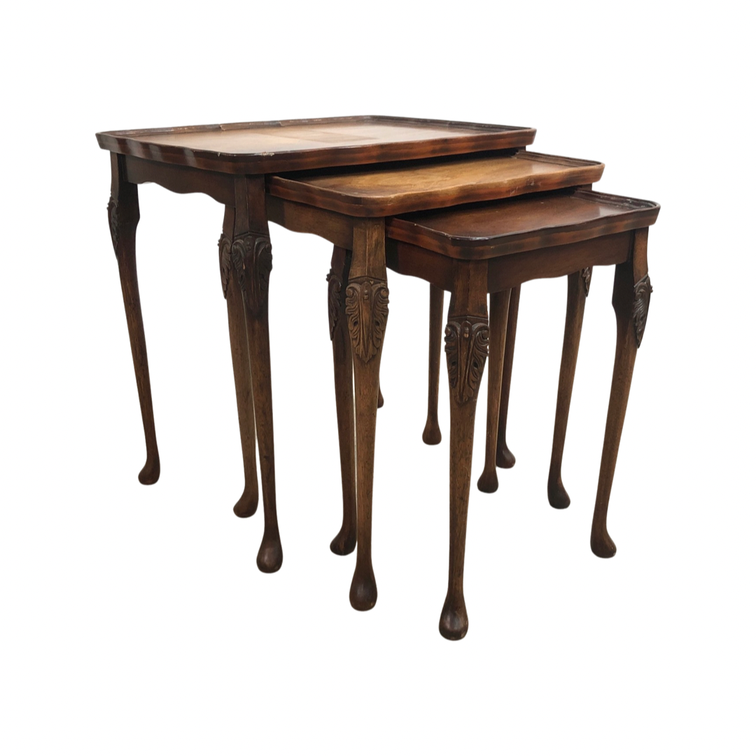 Antique Art Deco Nest of Side Tables The Design Ark