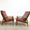 Parker Highback Mid Century Armchairs