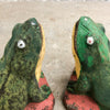 Pair Of Mid Century Garden Frogs