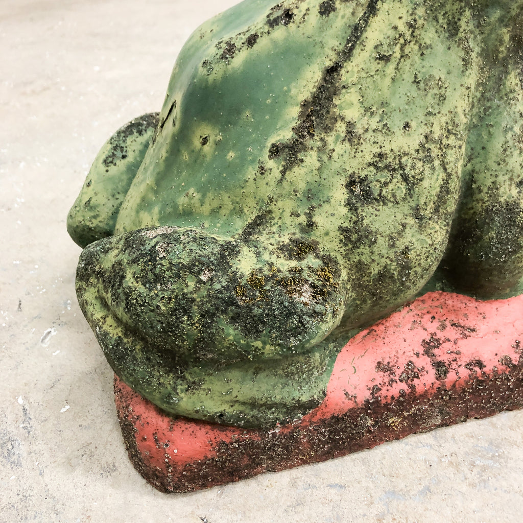Pair Of Mid Century Garden Frogs
