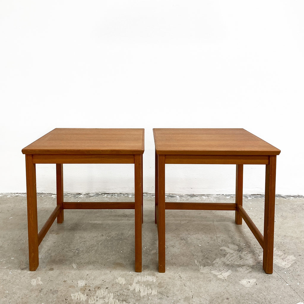 Pair of Mid Century Parker Teak Side Tables