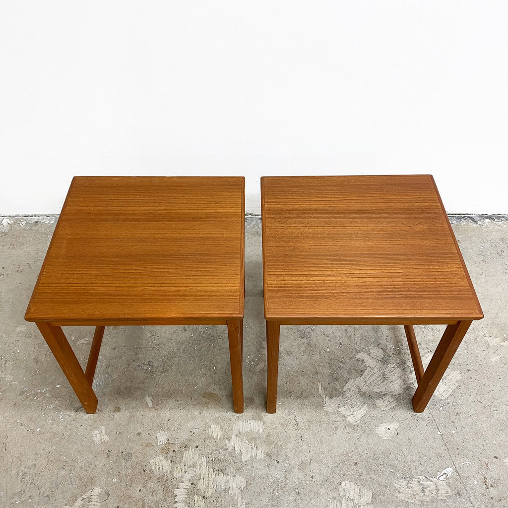 Pair of Mid Century Parker Teak Side Tables