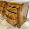 Pair of Parquetry Top Bedside Cabinets