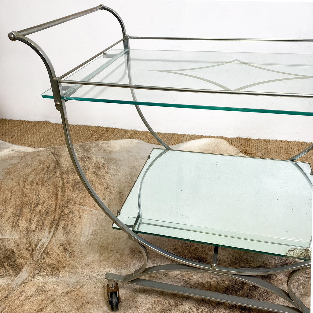 Art Deco Bar Cart Cocktail Trolley