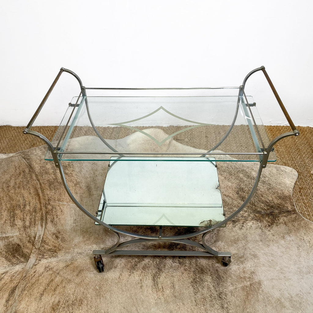 Art Deco Bar Cart Cocktail Trolley