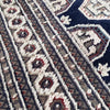 Vintage Blue Ground Handmade Wool Rug