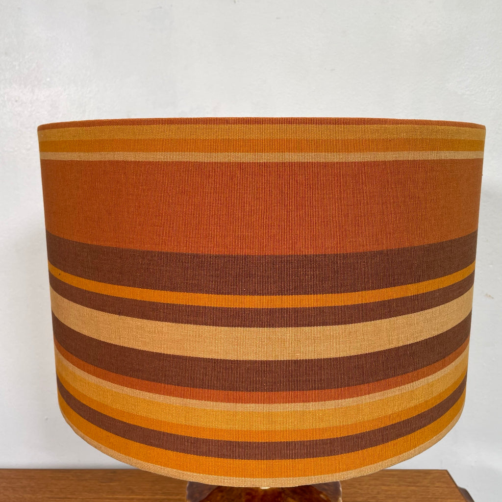 Mid Century Ceramic Lamp & Shade