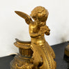 Pair of 19th Century Antique Angel Wall Sconce or Table Lamps