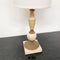 Vintage Marble And Brass Table Lamp