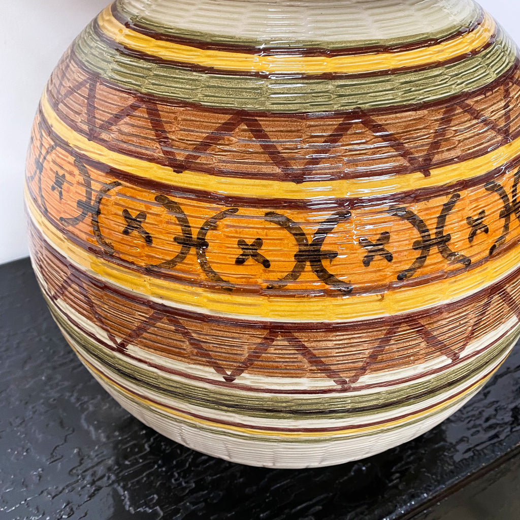 Mid Century Italian Ceramic Lamp Base