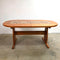 Stunning Danish Extension Table With Inlay Ceramic Tile Top