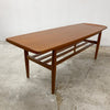 Restored Mid Century Parker Upturned End Coffee Table
