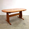 Stunning Danish Extension Table With Inlay Ceramic Tile Top