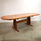 Stunning Danish Extension Table With Inlay Ceramic Tile Top